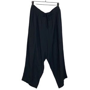 Vintage black sheer overlay pants